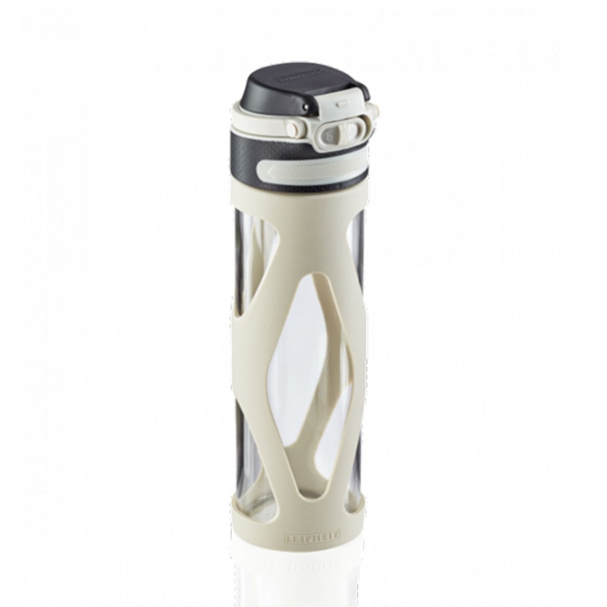 Leifheit Suluk Cam Silikonlu Krem 600 Ml